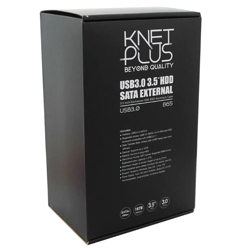 باکس هارد 3.5 اینچی HDD/SSD کی نت پلاس KP-B65
