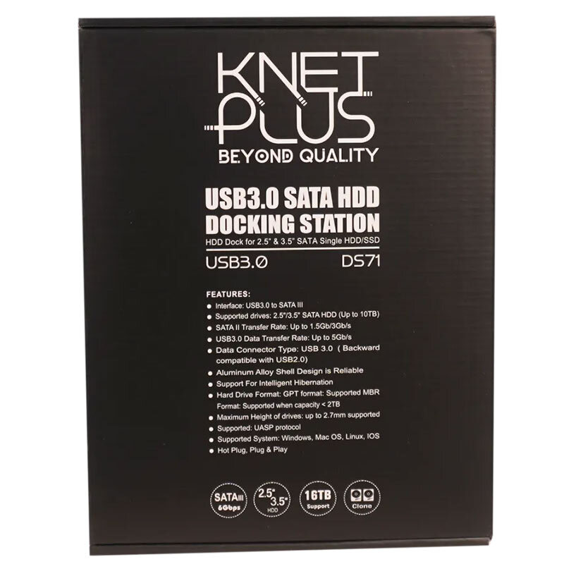 داک هارد 1 سینی کی نت پلاس Knet Plus KP-DS71 USB3.0