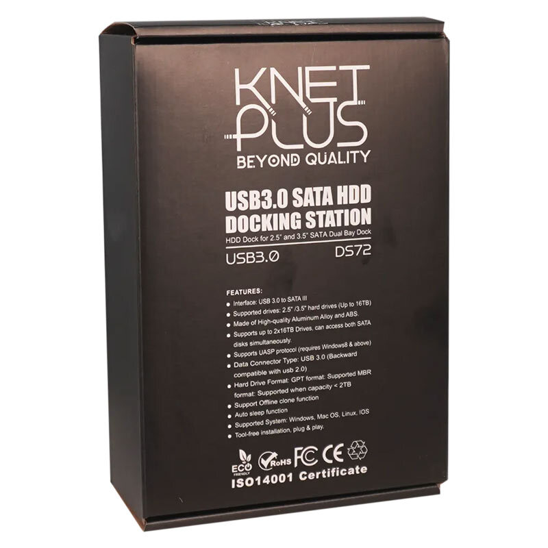 داک هارد 2 سینی کی نت پلاس Knet Plus KP-DS72 USB3.0