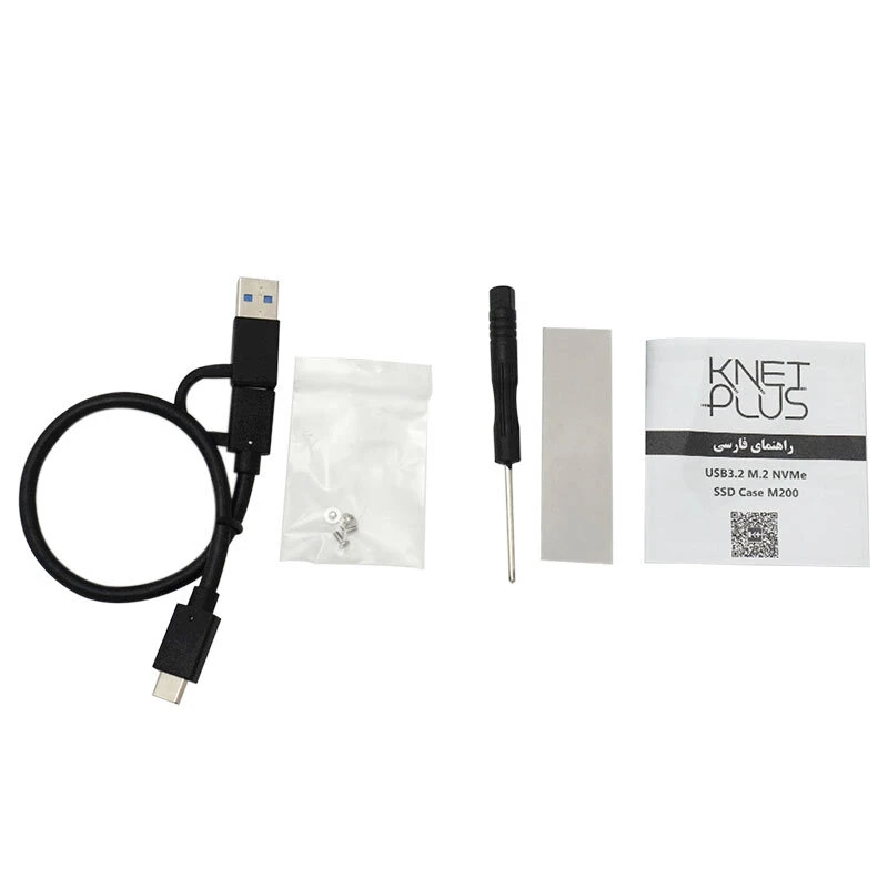 باکس هارد M.2 NVMe SSD کی نت پلاس KP-M200