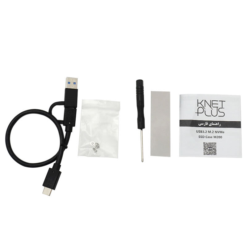 باکس هارد M.2 NVMe SSD کی نت پلاس KP-M200