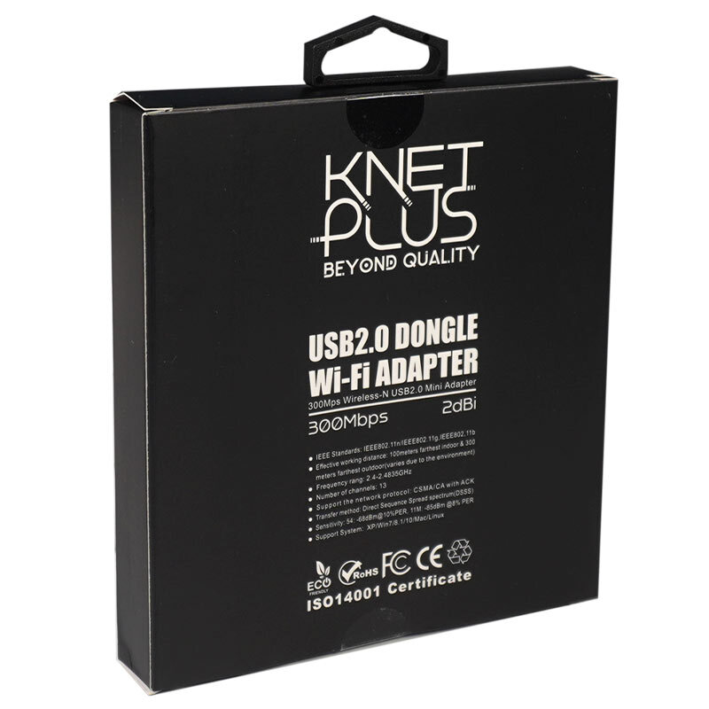 کارت شبکه بی سیم آنتن دار Knet plus KP-W302 300Mbps