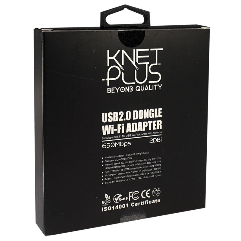 کارت شبکه بی سیم آنتن دار Knet plus KP-W652 650Mbps