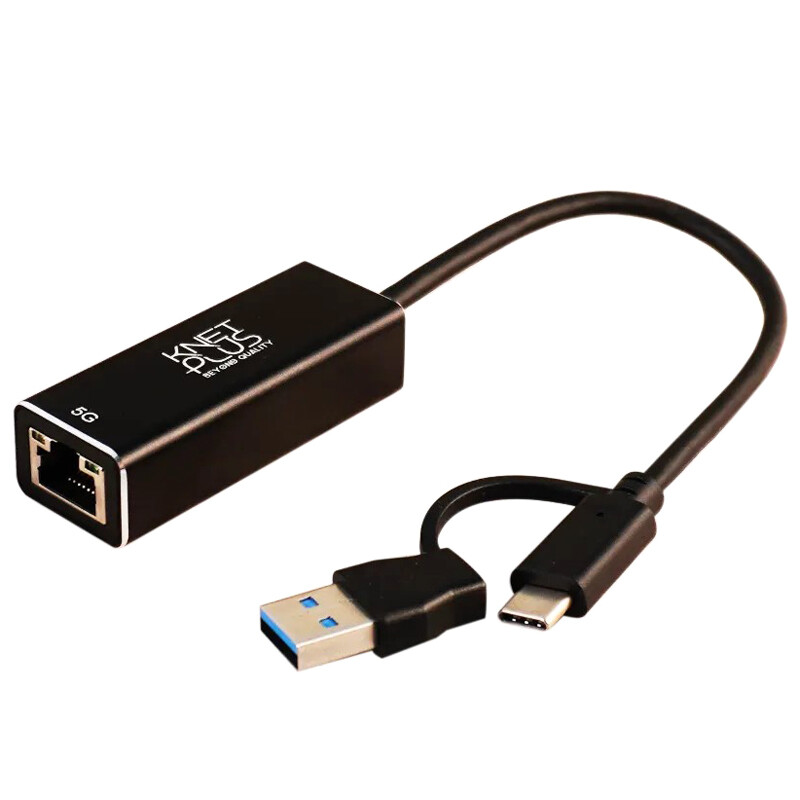 تبدیل Type-C /USB3.0 به LAN کی نت پلاس KP-LA05