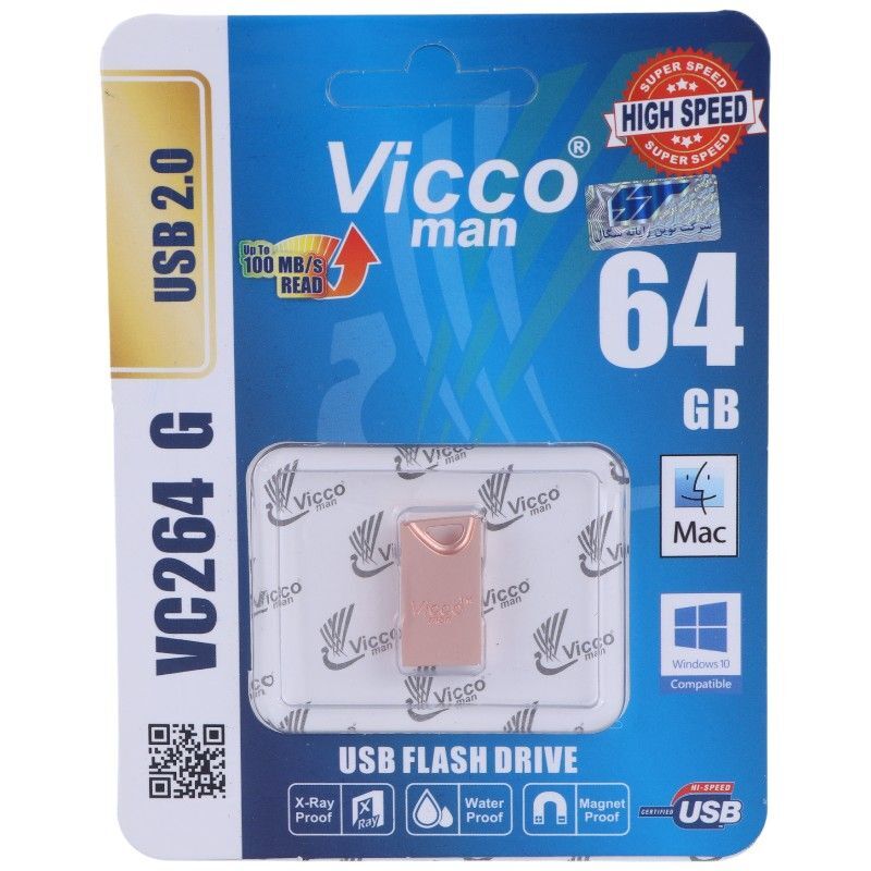 فلش 64 گیگ ویکومن Vicco Man VC264