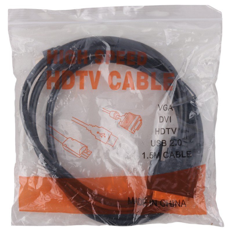 کابل تبدیل HDMI به DVI دیتکس پلاس +Detex طول 1.5 متر