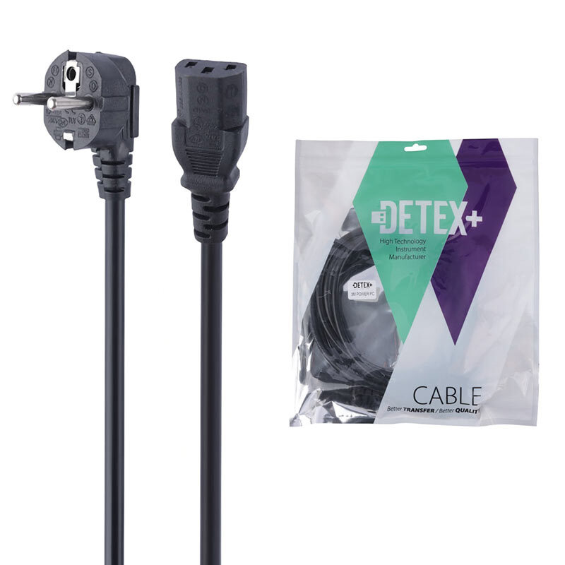 کابل برق Detex+ 3m PC