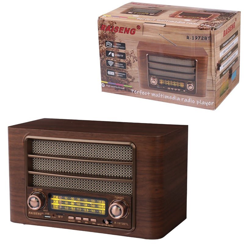 رادیو اسپیکر بلوتوثی رایسنگ R-1972BTL