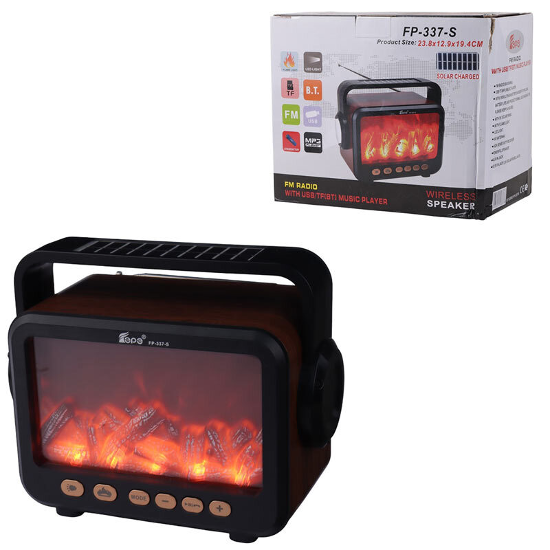 رادیو اسپیکر بلوتوثی خورشیدی فپ FP-337-S