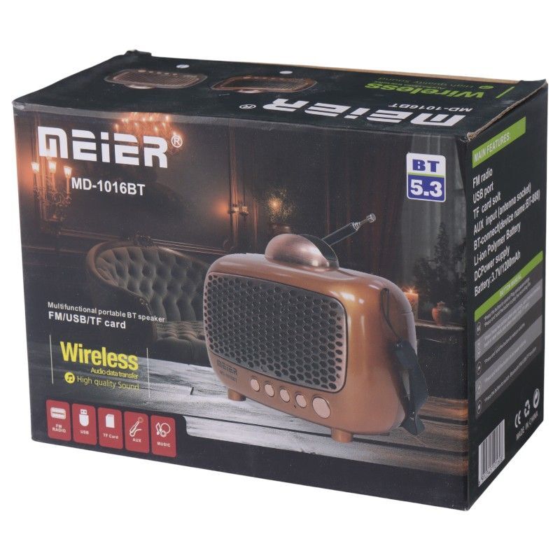 رادیو اسپیکر بلوتوثی مییر MD-1016BT