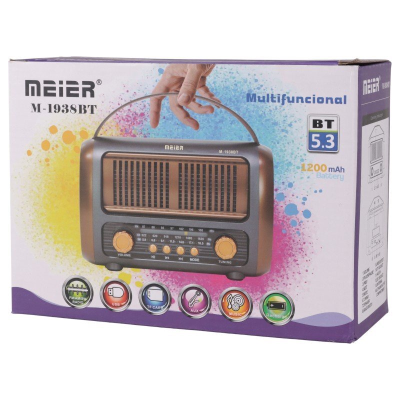 رادیو اسپیکر بلوتوثی مییر M-1938BT