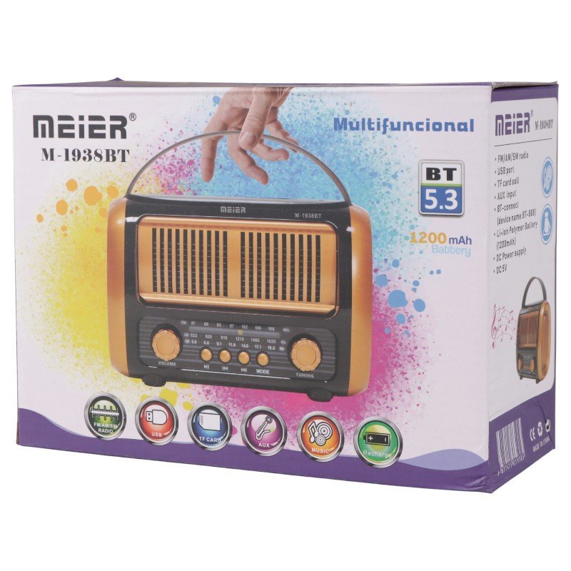 رادیو اسپیکر بلوتوثی مییر M-1938BT