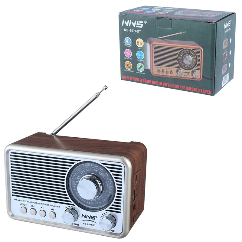 رادیو اسپیکر بلوتوثی ان ان اس NS-6676BT