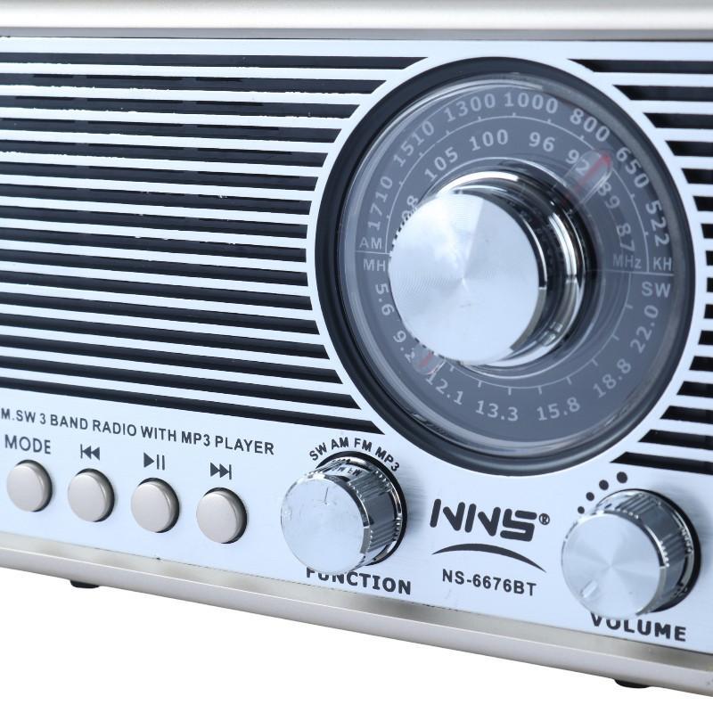 رادیو اسپیکر بلوتوثی ان ان اس NS-6676BT