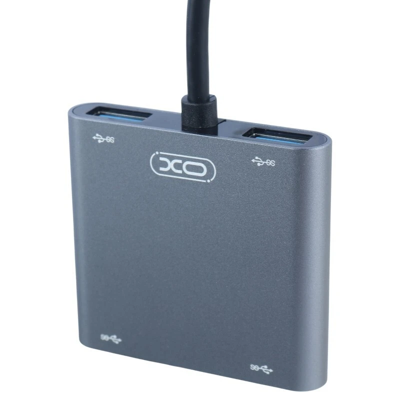هاب 4 پورت Type-C ایکس او XO-HUB012B