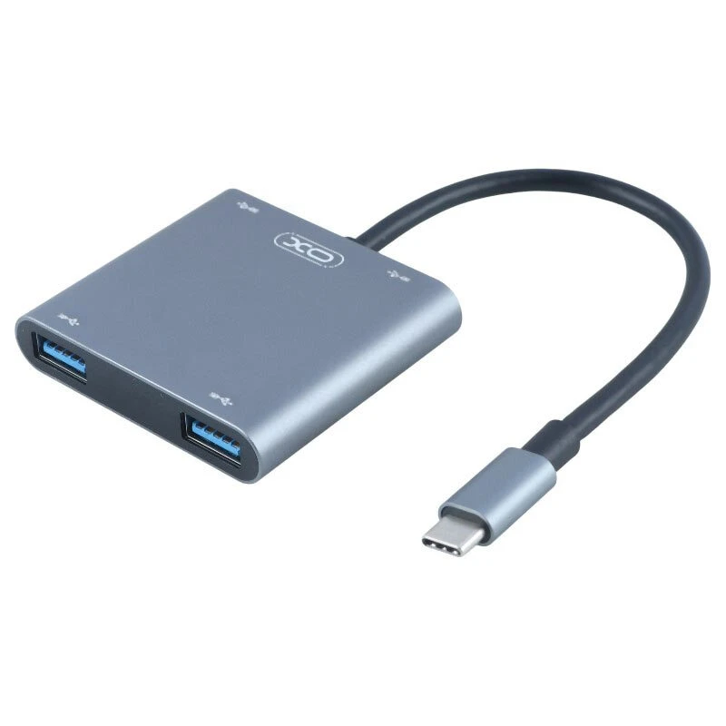 هاب 4 پورت Type-C ایکس او XO-HUB012B