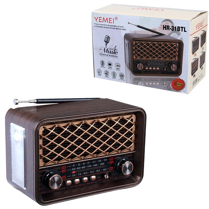 رادیو اسپیکر بلوتوثی YEMEI HR-31BTL