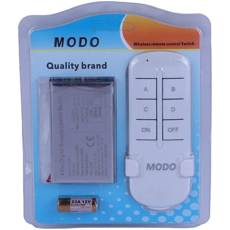 ریموت کنترل روشنایی 220 ولت 4 کانال Modo