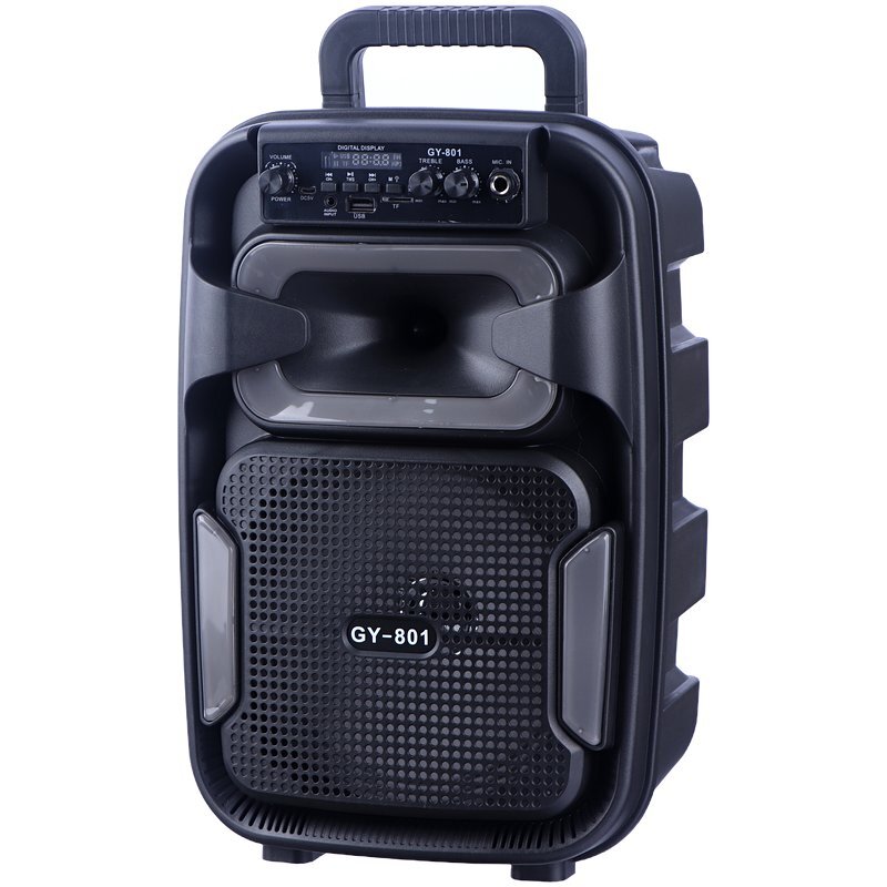 اسپیکر بلوتوثی GY-801 + میکروفون و ریموت کنترل