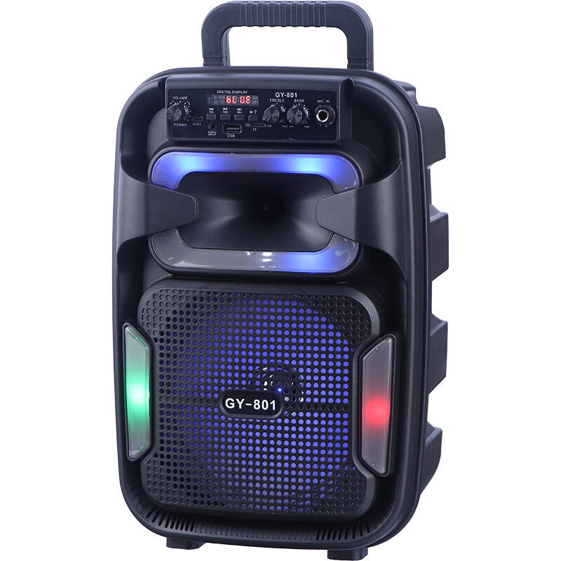 اسپیکر بلوتوثی GY-801 + میکروفون و ریموت کنترل