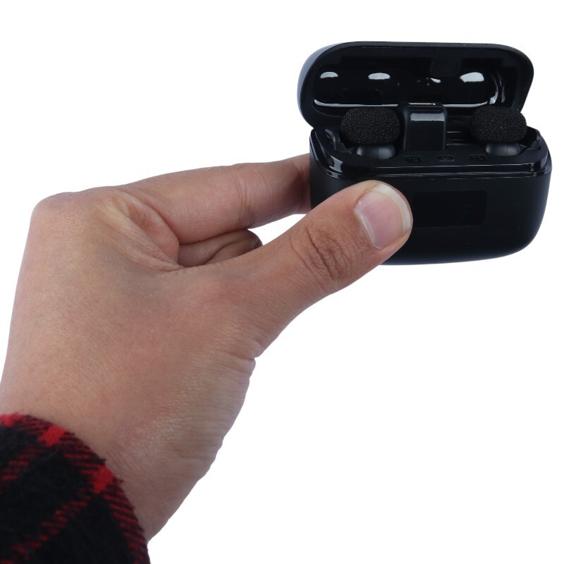 میکروفون یقه ای بی سیم Green Lion GL-MIC7 + تبدیل Type-C To Lightning