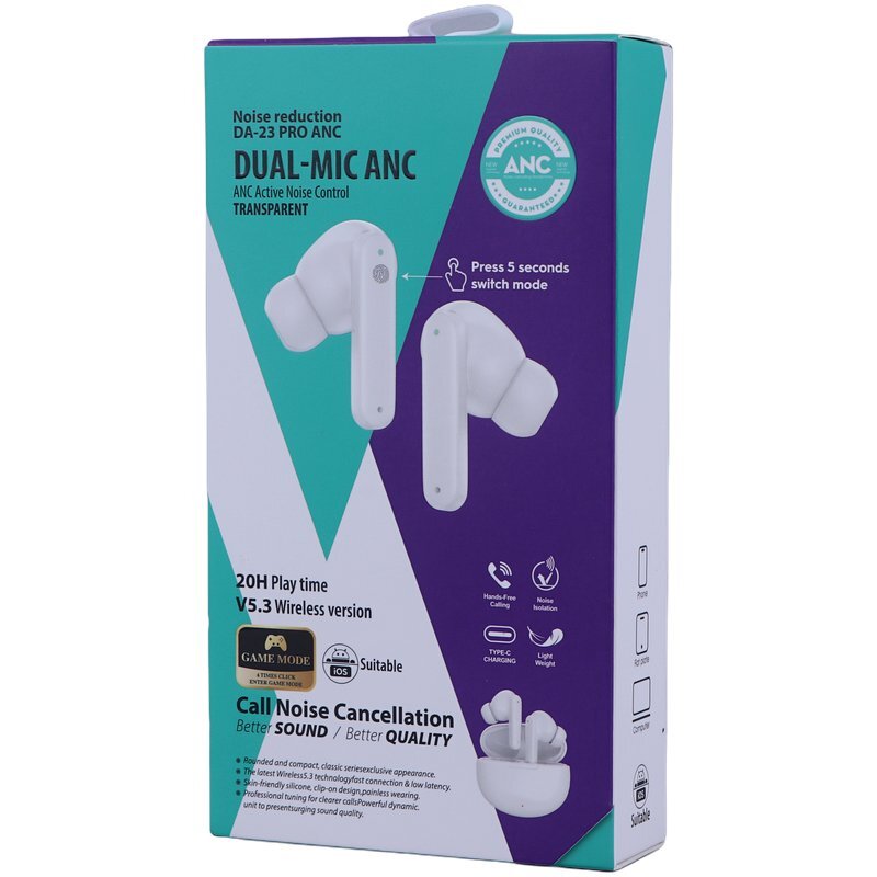 هندزفری بلوتوثی دیتکس پلاس DA-23 Pro ANC