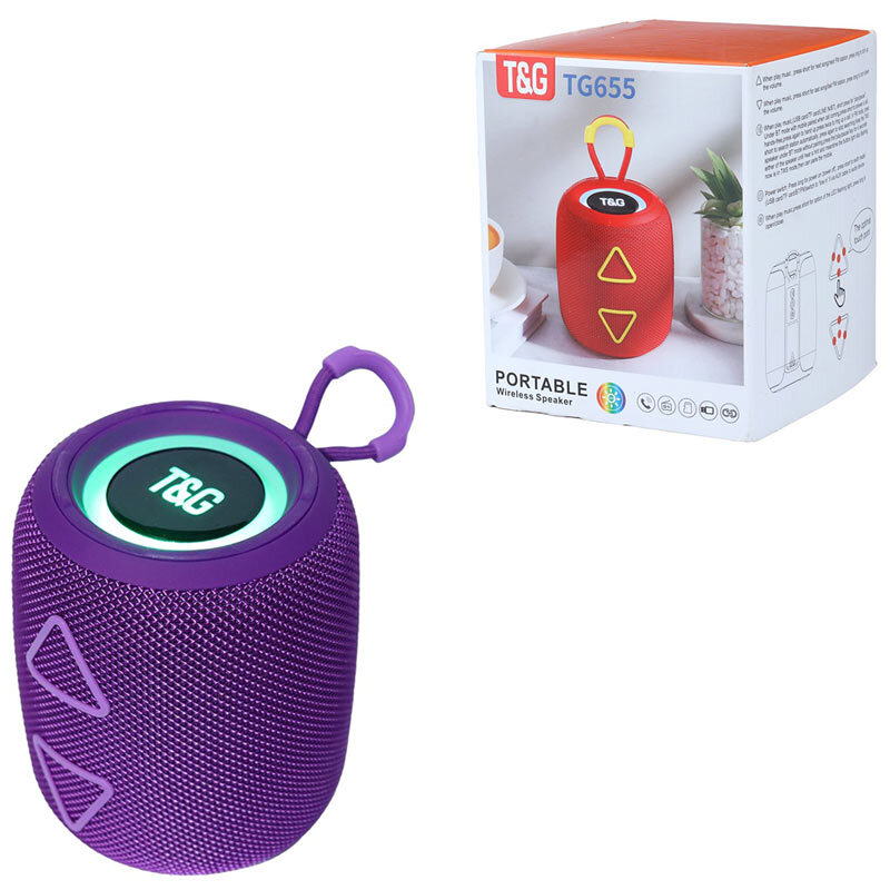 اسپیکر بلوتوثی تی اند جی TG655