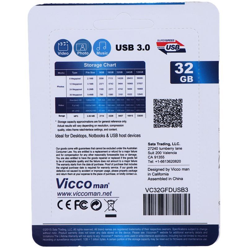 فلش 32 گیگ ویکومن ViccoMan VC381 USB 3.0