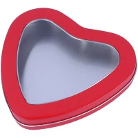 جعبه هدیه فلزی طرح قلبی