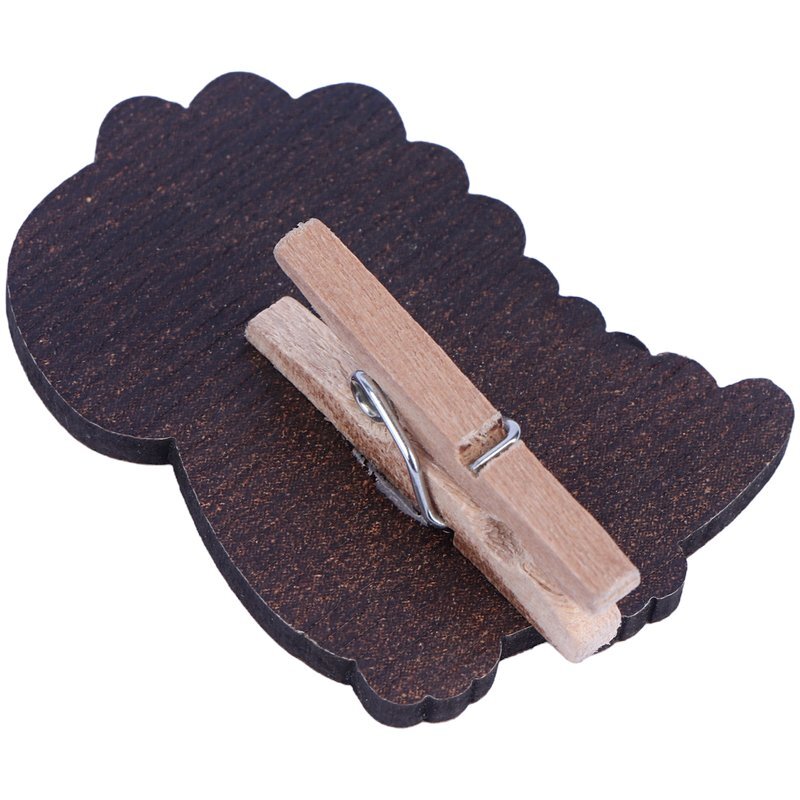 گیره چوبی طرح فانتزی Parsum بسته 6 عددی