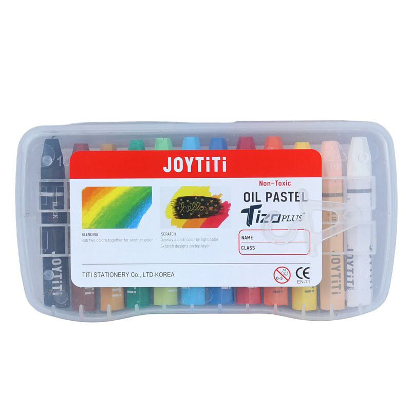مداد شمعی 12 رنگ جوی تی تی Joytiti TI-P-12S