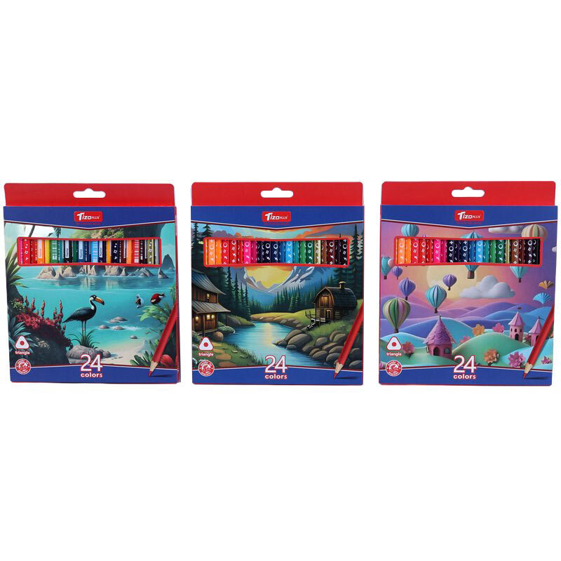 مداد رنگی 24 رنگ تیزو TCP-24