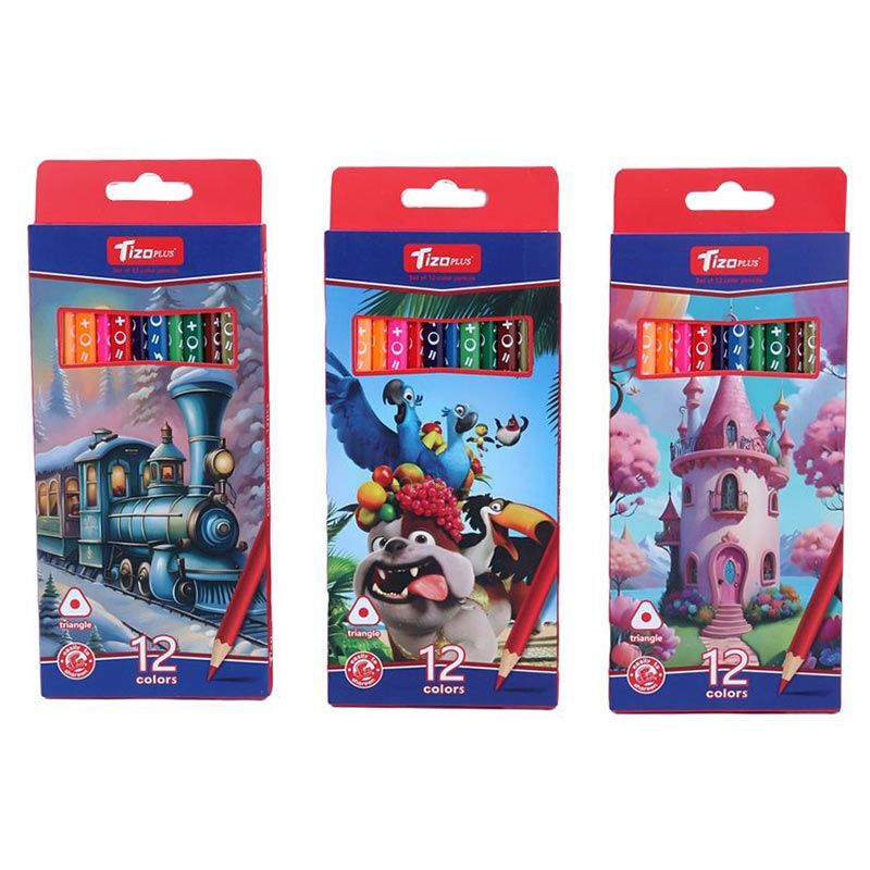 مداد رنگی 12 رنگ تیزو TCP-12