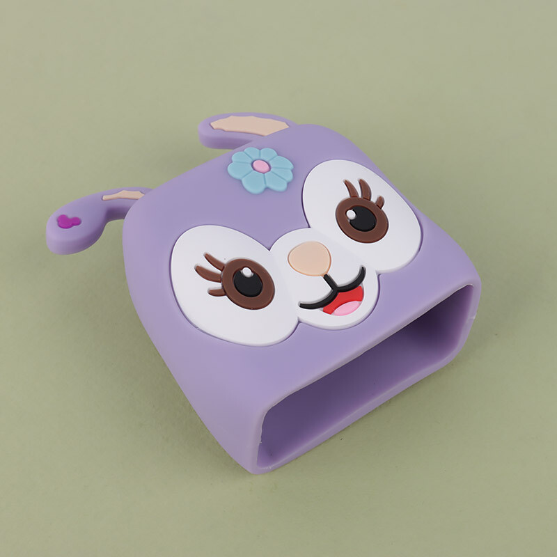 ست محافظ کابل و کلگی شارژر شیائومی 120 وات طرح خرگوش بنفش