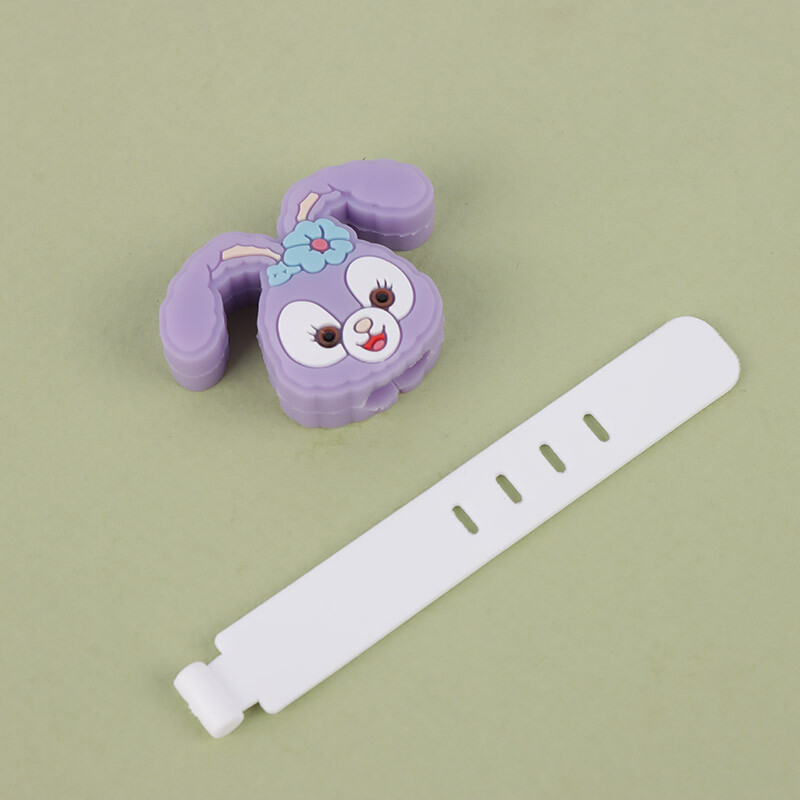 ست محافظ کابل و کلگی شارژر شیائومی 120 وات طرح خرگوش بنفش