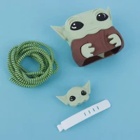 ست محافظ کابل و کلگی شارژر شیائومی 120 وات طرح بیبی یودا