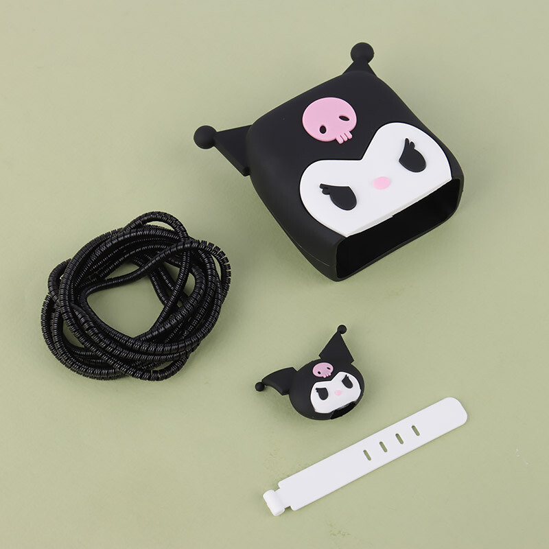 ست محافظ کابل و کلگی شارژر شیائومی 120 وات طرح Kuromi