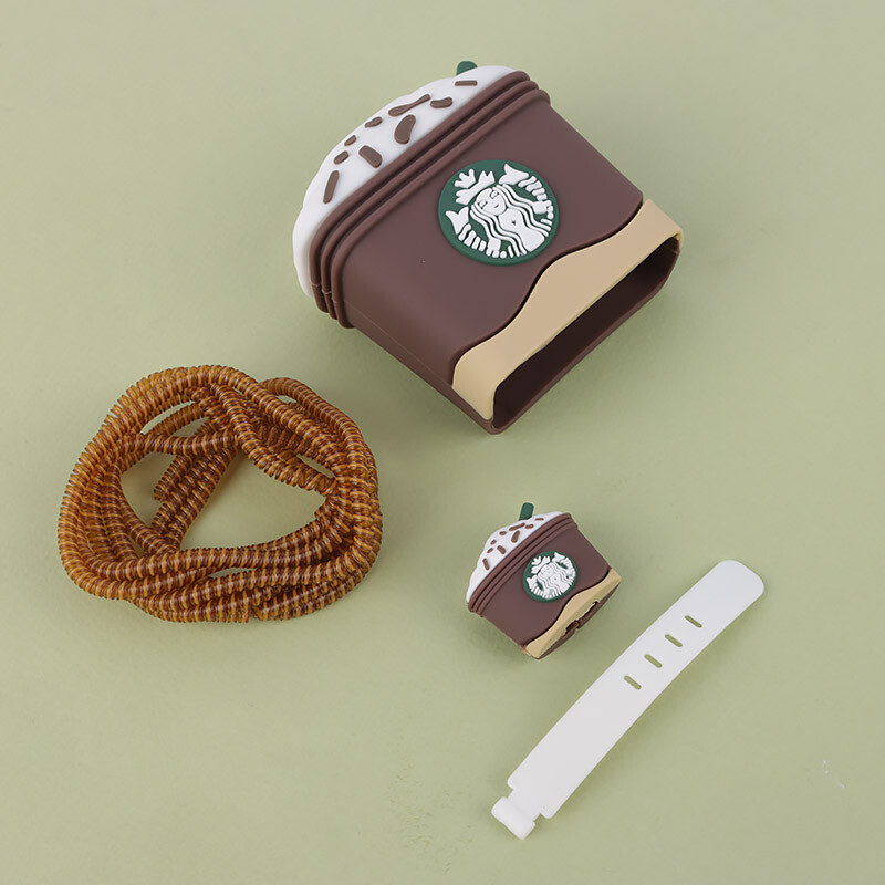 ست محافظ کابل و کلگی شارژر شیائومی 120 وات طرح Starbucks