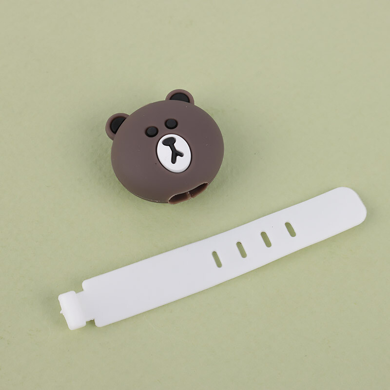 ست محافظ کابل و کلگی شارژر شیائومی 120 وات طرح خرس قهوه ای