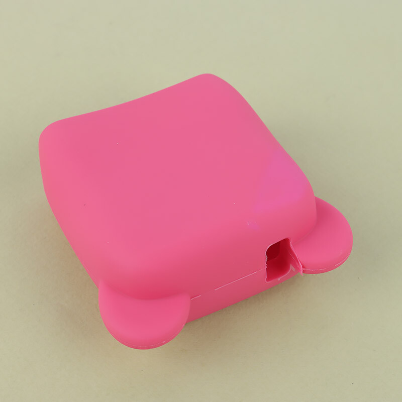 ست محافظ کابل و کلگی شارژر شیائومی 120 وات طرح خرس صورتی