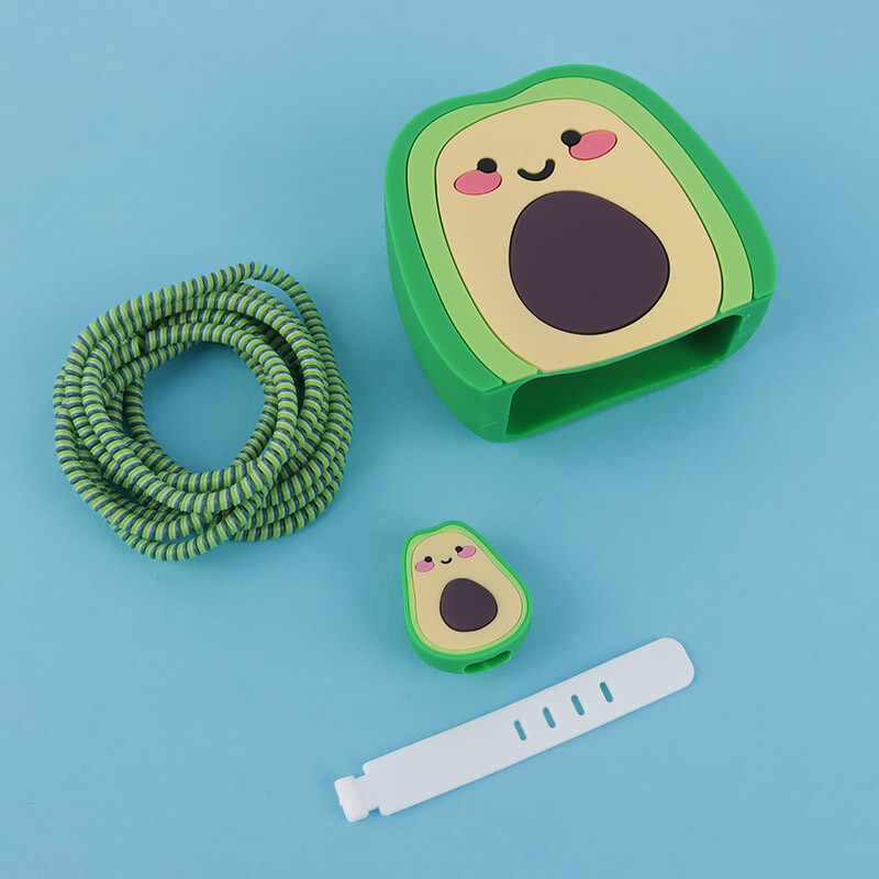 ست محافظ کابل و کلگی شارژر شیائومی 120 وات طرح آووکادو