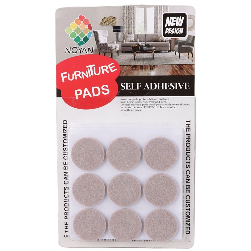 زیر مبلی موکتی دایره کوچک نویان 1050 بسته 18 عددی