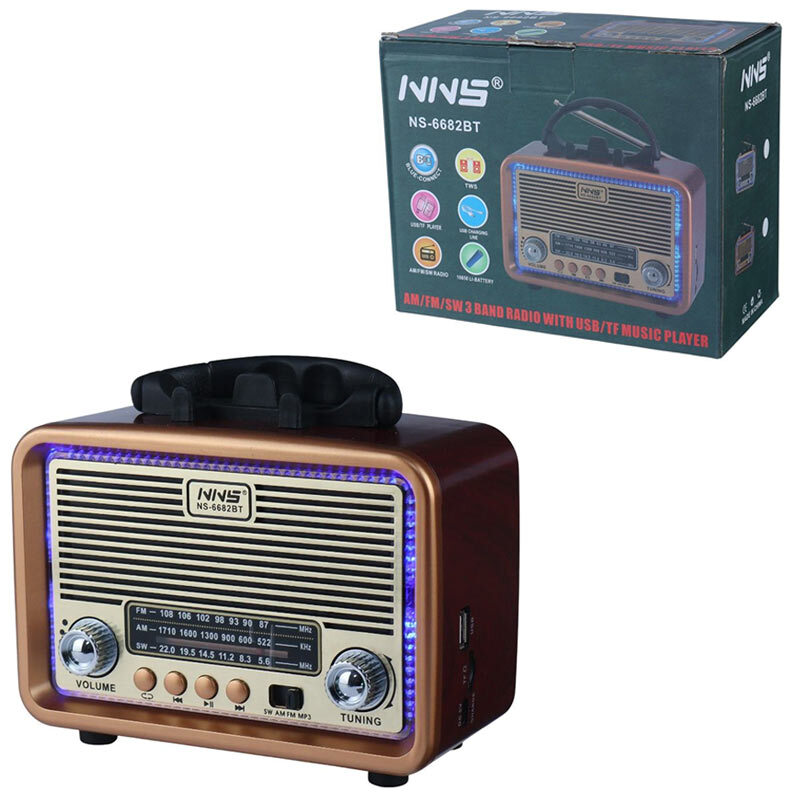 رادیو اسپیکر بلوتوثی ان ان اس NS-6682BT