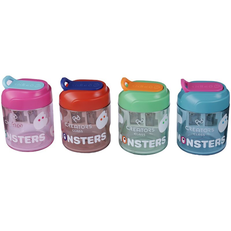 تراش پلاستیکی مخزن دار کریتورز کلاس monster CCMONPSP بسته 24 عددی