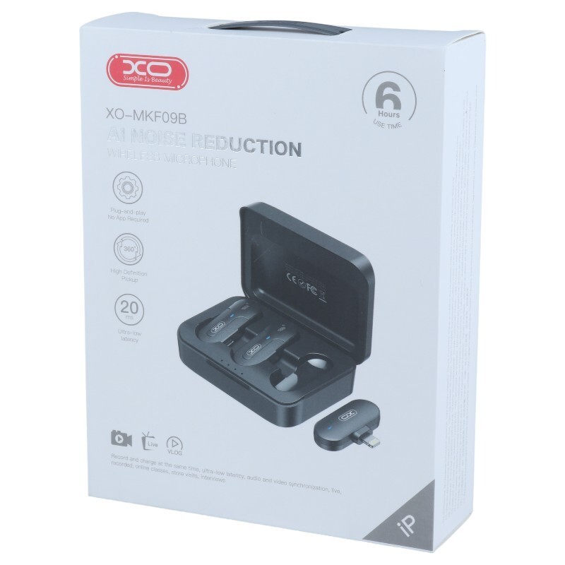 میکروفون یقه ای بی سیم XO XO-MKF09B