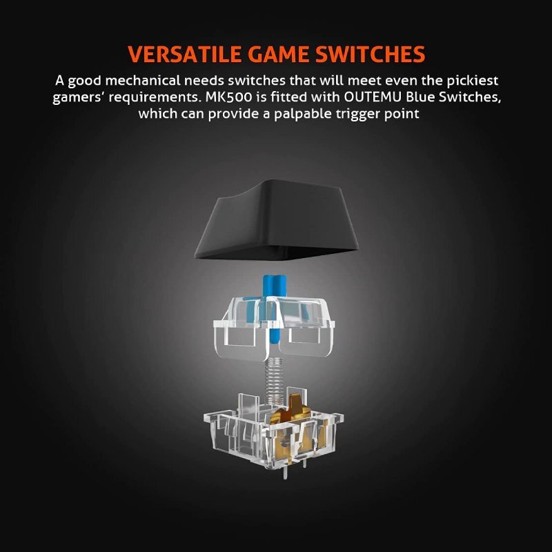 کیبورد گیمینگ میشن MT-MK500