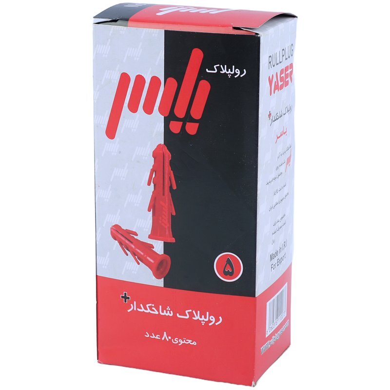رولپلاک لبه دار یاسر سایز 5 Yaser بسته 80 عددی