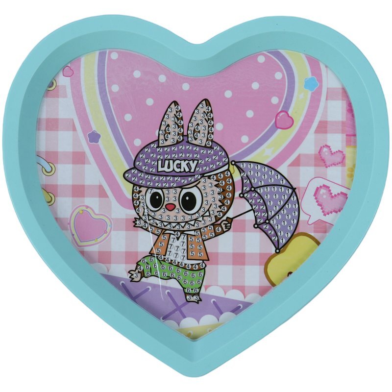 نقاشی الماسی لبوبو قلبی AK-7533-13 کد 8