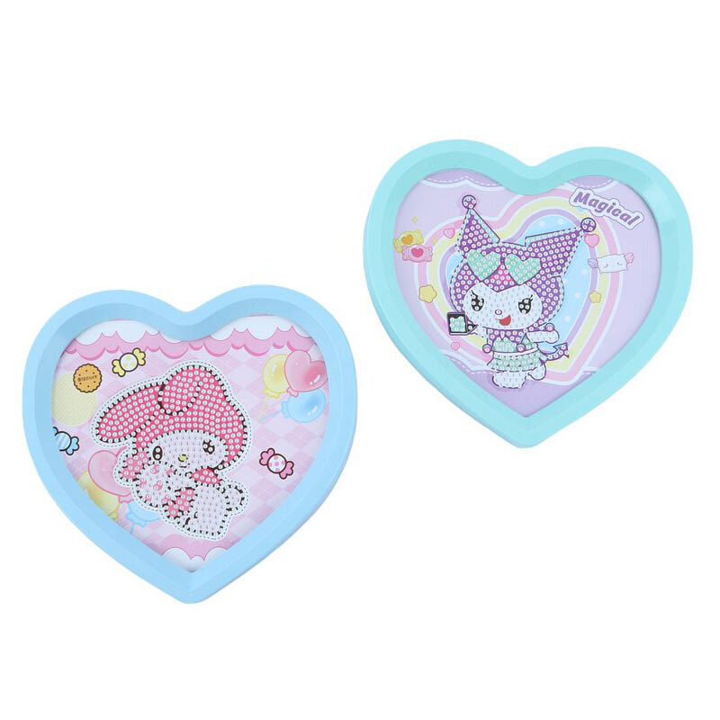 نقاشی الماسی کرومی و کیتی قلبی AK-7533-1 کد 7