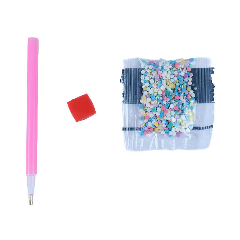 نقاشی الماسی کرومی و کیتی قلبی AK-7533-1 کد 7